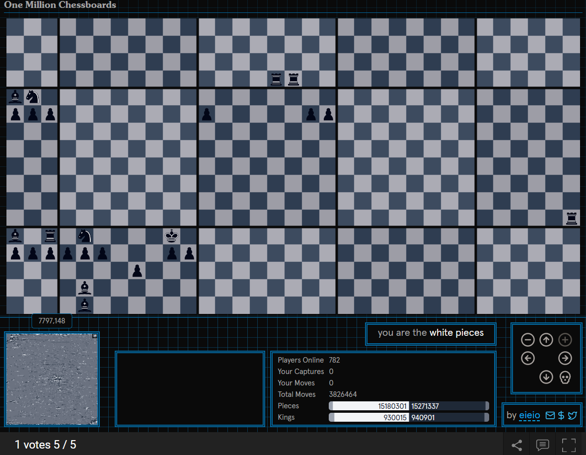 One Million Chessboards